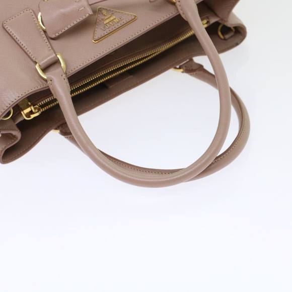 PRADA Hand Bag Safiano leather 2way Pink Auth 45924 - Picture 8 of 16